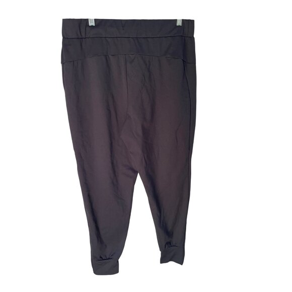 Mens Spyder Active Black Jogger Pants With Zip Pockets & Drawstring Waist Size L - Picture 2 of 5